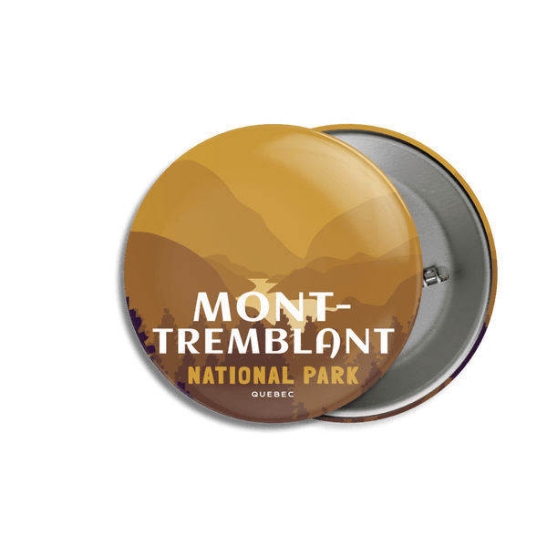 Mont-Tremblant National Park of Quebec Pinback Button - Canada Untamed