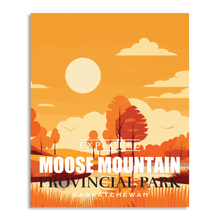 Load image into Gallery viewer, Moose Mountain Provincial Park 'Explored' Poster - Canada Untamed