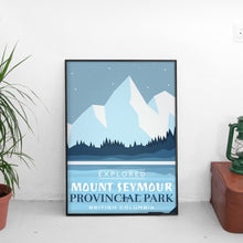 Load image into Gallery viewer, Mount Seymour Provincial Park 'Explored' Poster - Canada Untamed