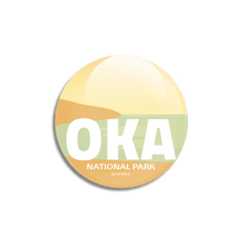 Load image into Gallery viewer, Oka National Park of Quebec Pinback Button - Canada Untamed