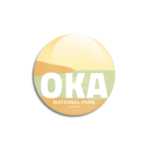 Oka National Park of Quebec Pinback Button - Canada Untamed