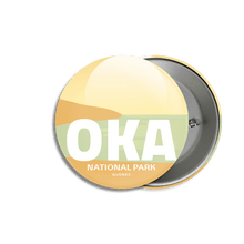 Load image into Gallery viewer, Oka National Park of Quebec Pinback Button - Canada Untamed
