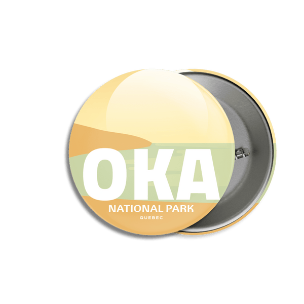Oka National Park of Quebec Pinback Button - Canada Untamed