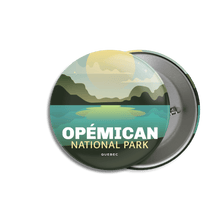 Load image into Gallery viewer, Opémican National Park of Quebec Pinback Button - Canada Untamed