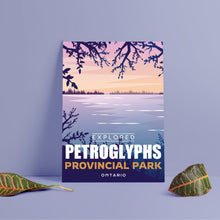 Load image into Gallery viewer, Petroglyphs Provincial Park 'Explored' Poster - Canada Untamed