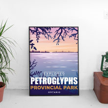 Load image into Gallery viewer, Petroglyphs Provincial Park 'Explored' Poster - Canada Untamed