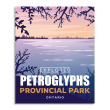 Load image into Gallery viewer, Petroglyphs Provincial Park 'Explored' Poster - Canada Untamed