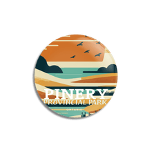 Load image into Gallery viewer, Pinery Provincial Park of Ontario Pinback Button - Canada Untamed