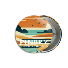 Load image into Gallery viewer, Pinery Provincial Park of Ontario Pinback Button - Canada Untamed