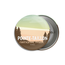 Charger l'image dans la galerie, Pointe-Taillon National Park of Quebec Pinback Button - Canada Untamed