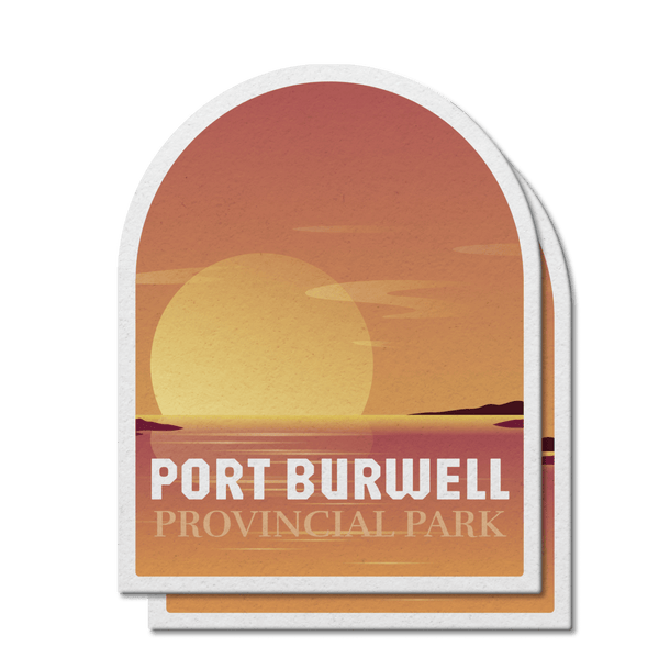 Port Burwell Ontario Provincial Park Waterproof Vinyl Sticker - Canada Untamed
