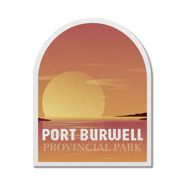 Port Burwell Ontario Provincial Park Waterproof Vinyl Sticker - Canada Untamed