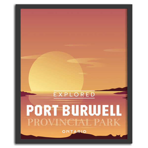 Port Burwell Provincial Park 'Explored' Poster - Canada Untamed