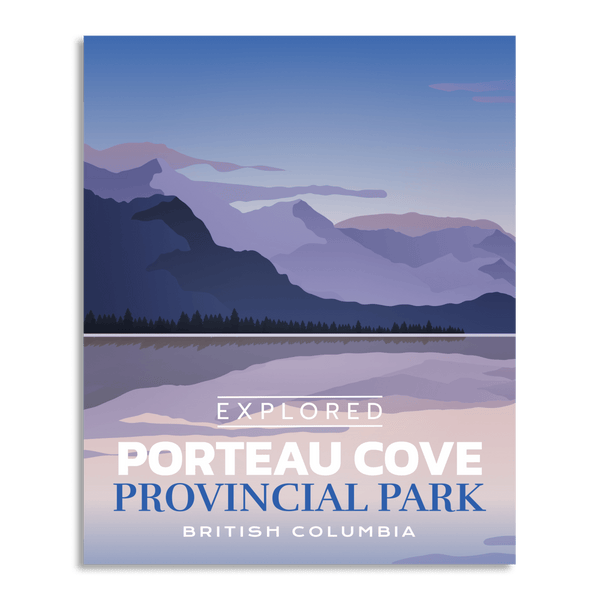 Porteau Cove Provincial Park 'Explored' Poster - Canada Untamed