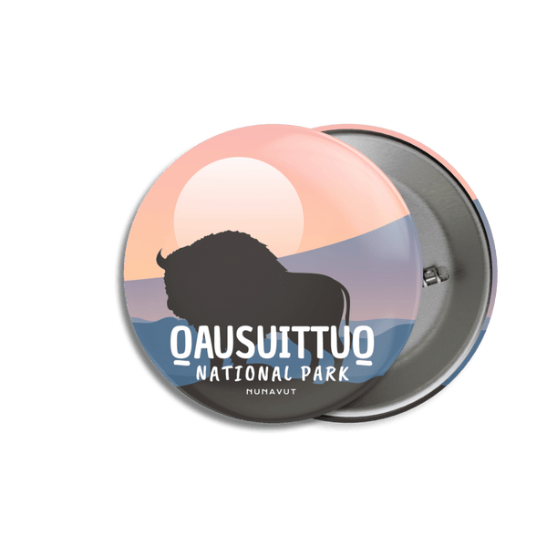 Qausuittuq National Park of Canada Pinback Button - Canada Untamed