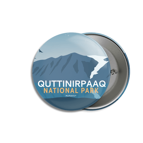 Quttinirpaaq National Park of Canada Pinback Button - Canada Untamed