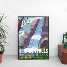 Load image into Gallery viewer, Shannon Falls Provincial Park 'Explored' Poster - Canada Untamed
