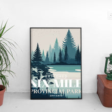 Load image into Gallery viewer, Six Mile Provincial Park 'Explored' Poster - Canada Untamed