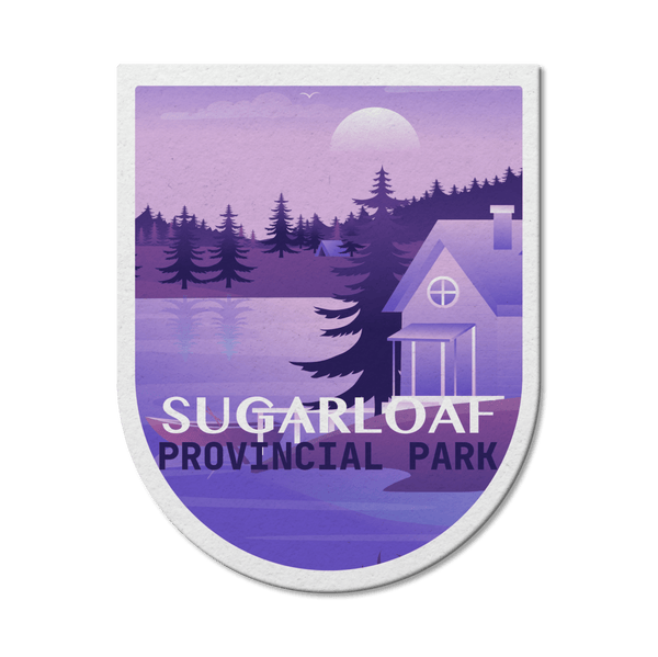 Sugarloaf New Brunswick Provincial Park Waterproof Vinyl Sticker - Canada Untamed