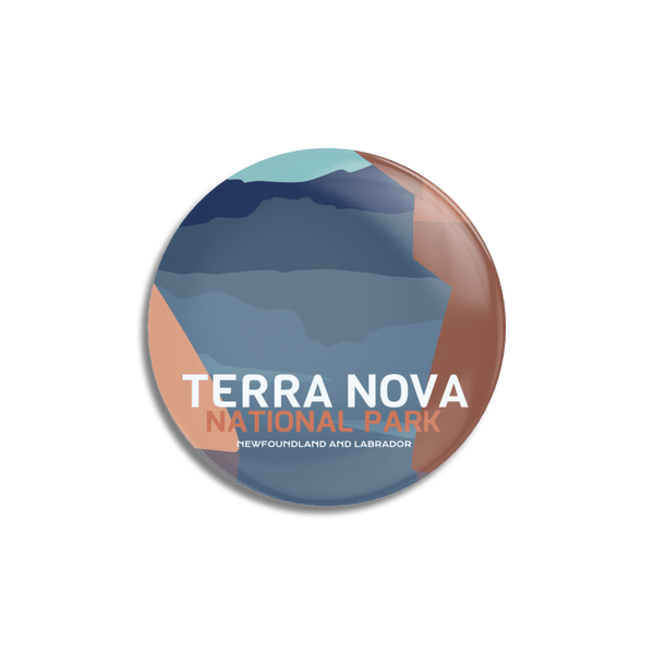 Terra Nova National Park of Canada Pinback Button - Canada Untamed