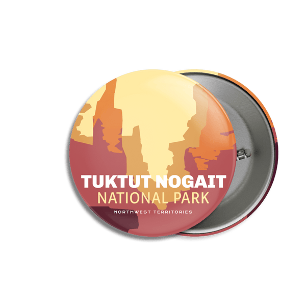Tuktut Nogait National Park of Canada Pinback Button - Canada Untamed