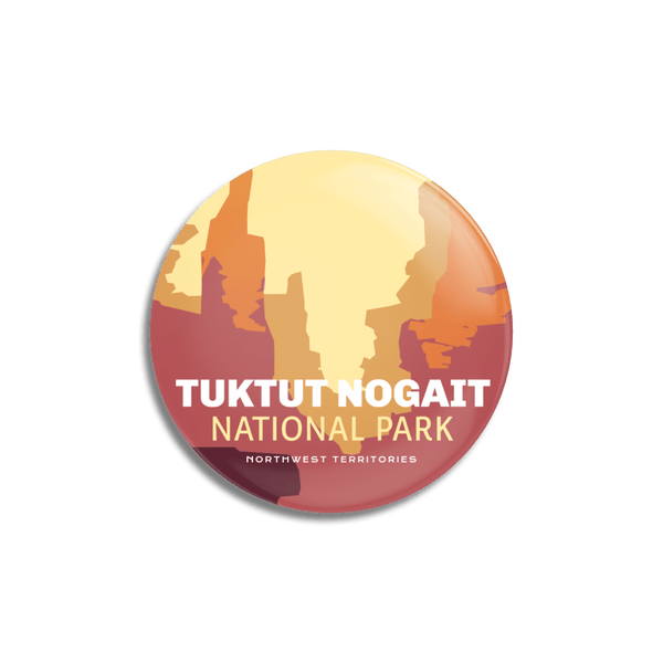 Tuktut Nogait National Park of Canada Pinback Button - Canada Untamed