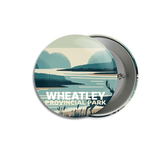 Load image into Gallery viewer, Wheatley Provincial Park of Ontario Pinback Button - Canada Untamed