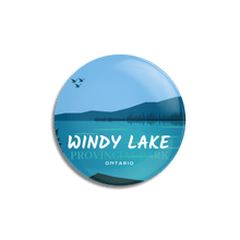 Load image into Gallery viewer, Windy Lake Provincial Park of Ontario Pinback Button - Canada Untamed