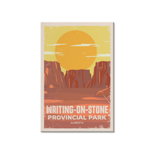 Load image into Gallery viewer, Writing - on - Stone Alberta Provincial Park Postcard - Canada Untamed