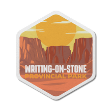 Charger l'image dans la galerie, Writing - on - Stone Alberta Provincial Park Waterproof Vinyl Sticker - Canada Untamed