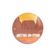 Charger l'image dans la galerie, Writing - on - Stone Provincial Park of Alberta Pinback Button - Canada Untamed