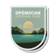 Load image into Gallery viewer, Opemican Quebec National Park Waterproof Vinyl Sticker