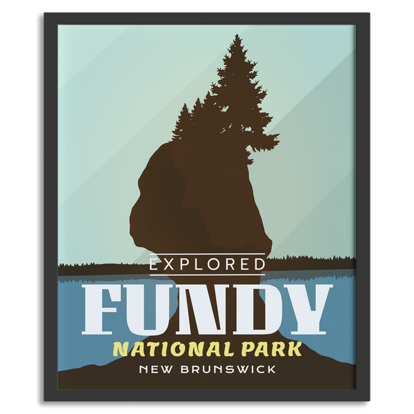 Affiche « Exploration » du parc national Fundy