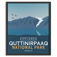 Charger l'image dans la galerie, Affiche « Exploré » du parc national Quttinirpaaq