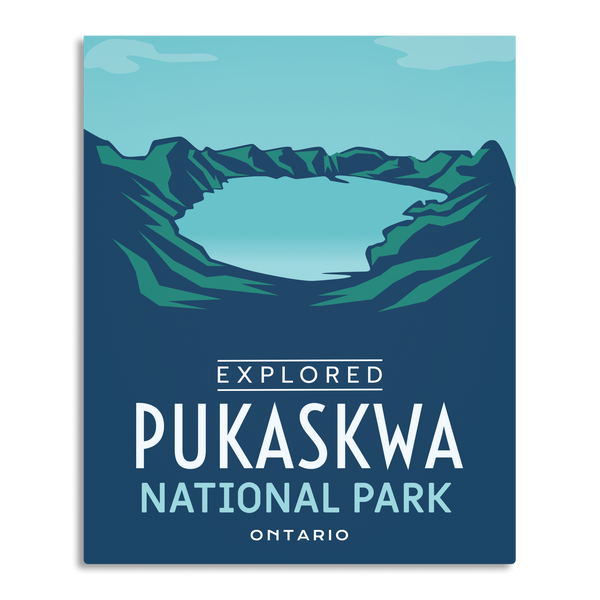 Affiche « Exploré » du parc national de Pukaskwa
