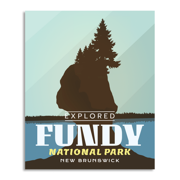 Affiche « Exploration » du parc national Fundy