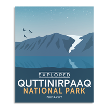Charger l'image dans la galerie, Affiche « Exploré » du parc national Quttinirpaaq