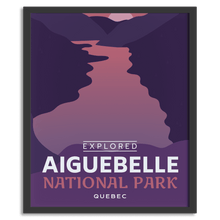Load image into Gallery viewer, Aiguebelle National Park 'Explored' Poster