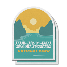 Load image into Gallery viewer, Akami-Uapishku-KakKasuak-Mealy National Park Waterproof Vinyl Sticker - Canada Untamed