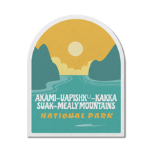 Load image into Gallery viewer, Akami-Uapishku-KakKasuak-Mealy National Park Waterproof Vinyl Sticker - Canada Untamed