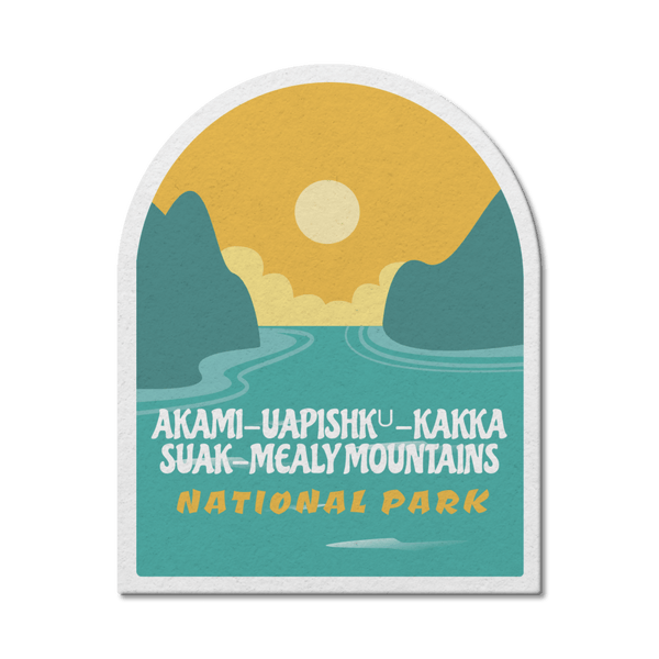 Akami-Uapishku-KakKasuak-Mealy National Park Waterproof Vinyl Sticker - Canada Untamed