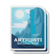 Load image into Gallery viewer, Anticosti Quebec National Park Waterproof Vinyl Sticker - Canada Untamed