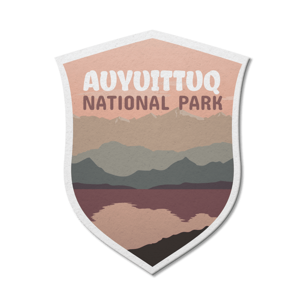 Auyuittuq National Park of Canada Waterproof Vinyl Sticker - Canada Untamed