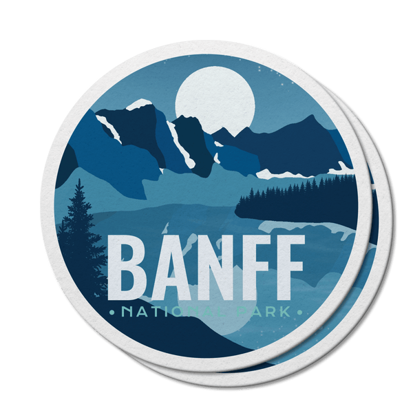 Banff National Park of Canada Waterproof Vinyl Sticker - Canada Untamed