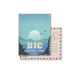 Load image into Gallery viewer, Bic Quebec National Park Postcard - Canada Untamed