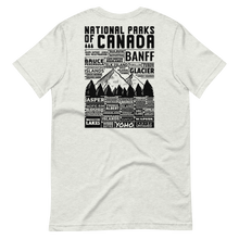 Load image into Gallery viewer, Canada National Parks Checklist Unisex T-Shirt - Canada Untamed