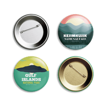 Charger l'image dans la galerie, Canada National Parks Pinback Buttons - Canada Untamed