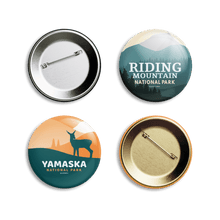 Charger l'image dans la galerie, Canada National Parks Pinback Buttons - Canada Untamed