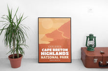 Load image into Gallery viewer, Cape Breton Highlands National Park 'Explored' Poster