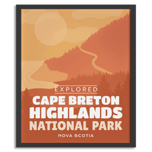 Load image into Gallery viewer, Cape Breton Highlands National Park 'Explored' Poster